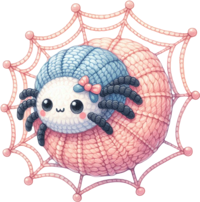 Motivtransfer 3411 Gehäkelte Spinne