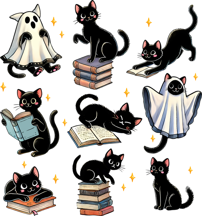 Motivtransfer 3467 Cats Spooky