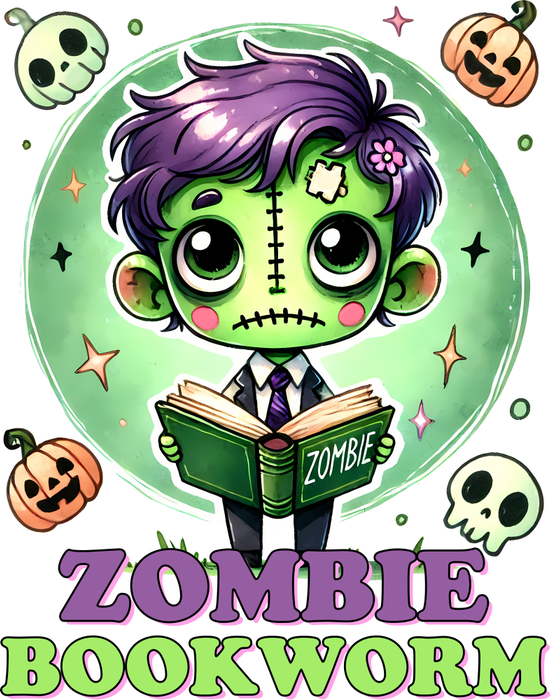 Motivtransfer 3469 Zombie Bookworm