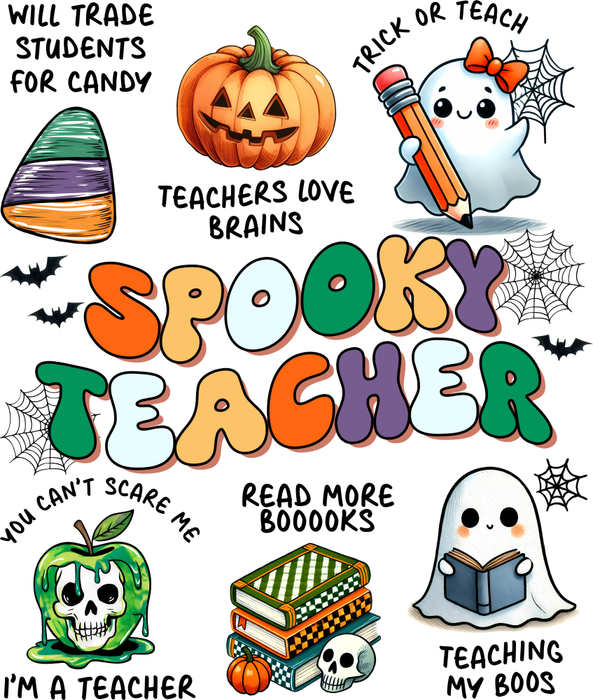 Motivtransfer 3471 Spooky Teacher