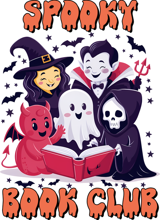 Motivtransfer 3480 Spooky Book Club