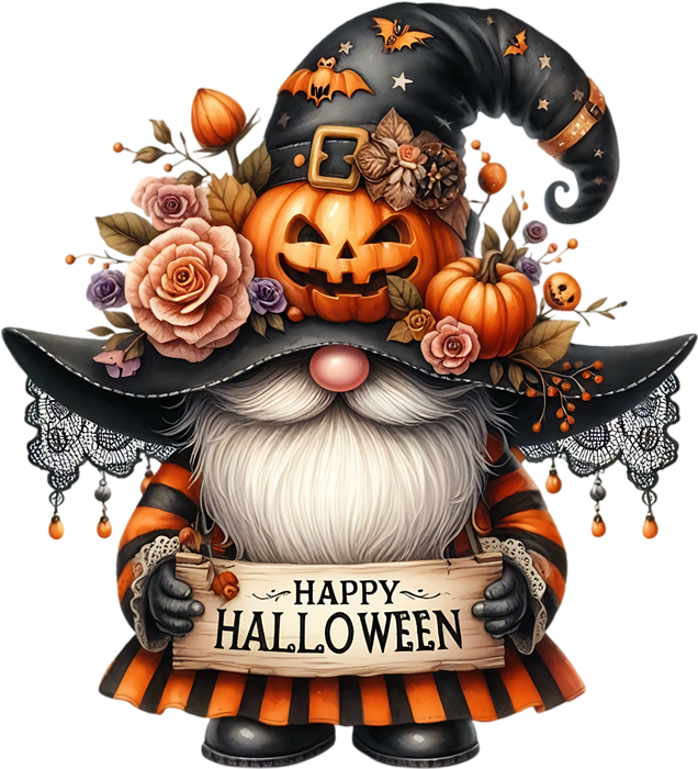 Motivtransfer 3550 Gnom Happy Halloween