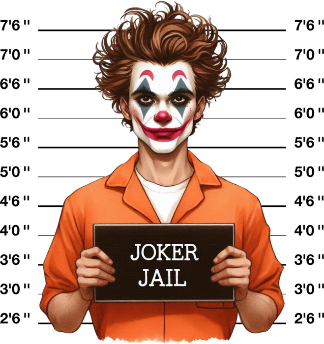 Motivtransfer 3619 Joker im Gefängnis