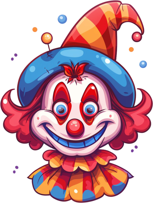 Motivtransfer 3627 Clown ist lustig