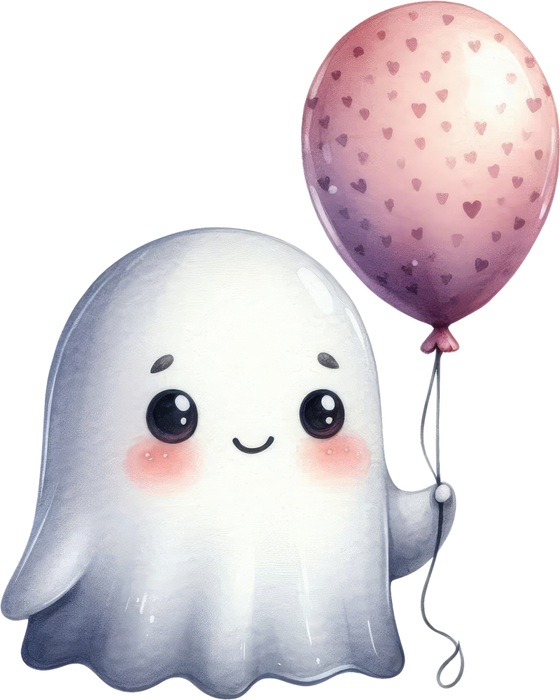 Motivtransfer 3698 Kleiner Geist mit Ballon