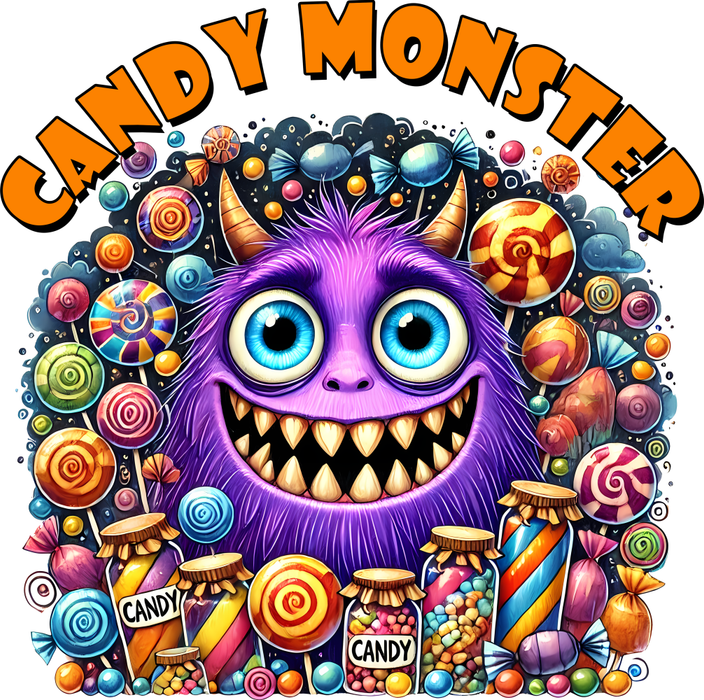 Motivtransfer 3721 Candy Monster
