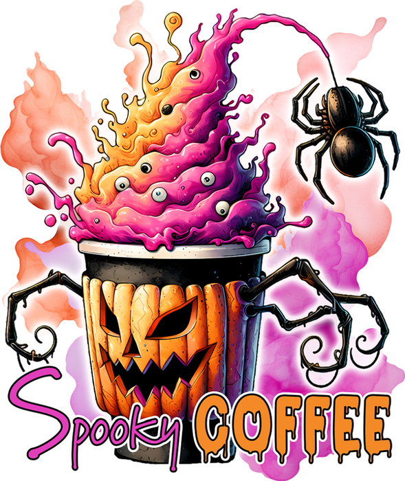 Motivtransfer 3756 Spooky Coffee