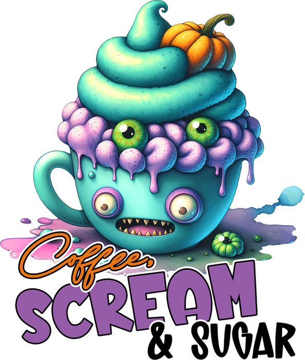 Motivtransfer 3762 Coffee Scream and Sugar