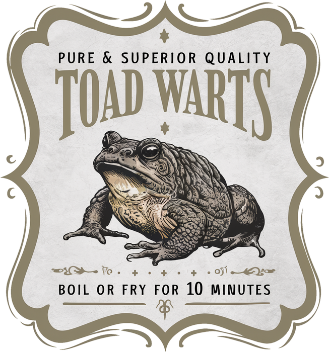 Motivtransfer 3800 Toad Warts Label
