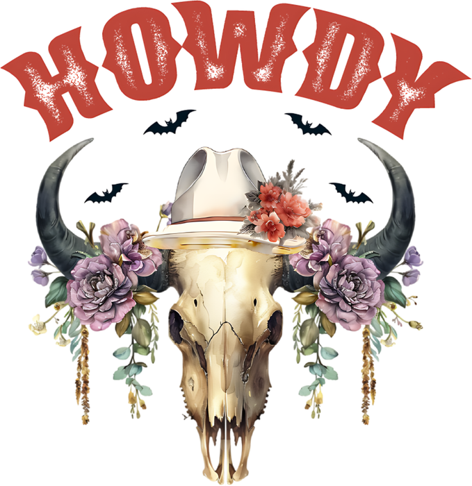 Motivtransfer 3845 Howdy Skull