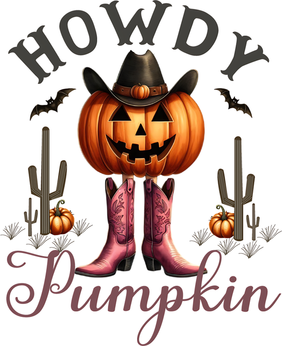 Motivtransfer 3853 Howdy Pumpkin