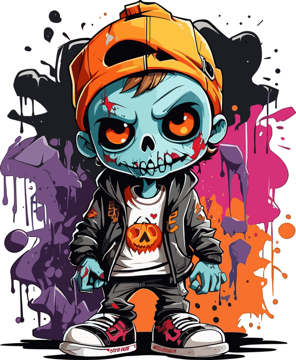 Motivtransfer 3860 Zombie Boy