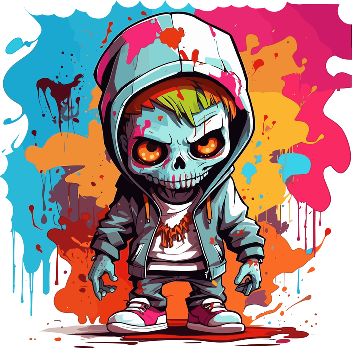 Motivtransfer 3861 Zombie Boy
