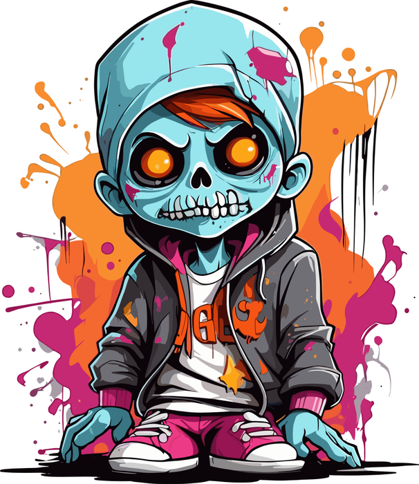 Motivtransfer 3865 Zombie Boy