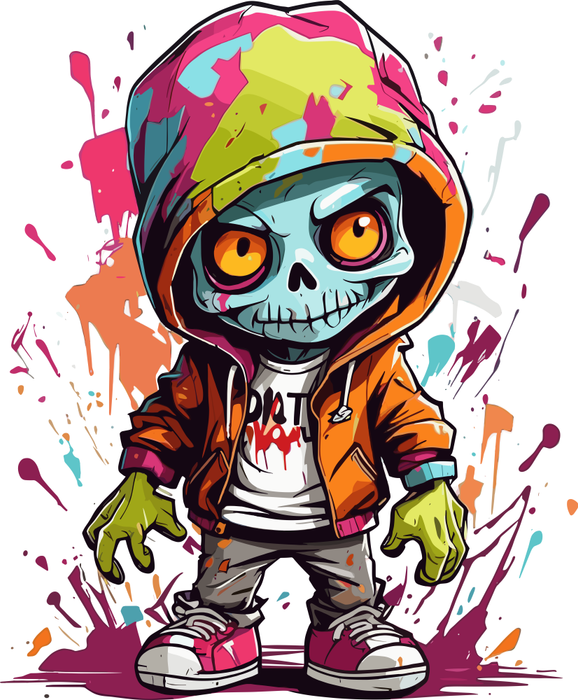 Motivtransfer 3867 Zombie Boy