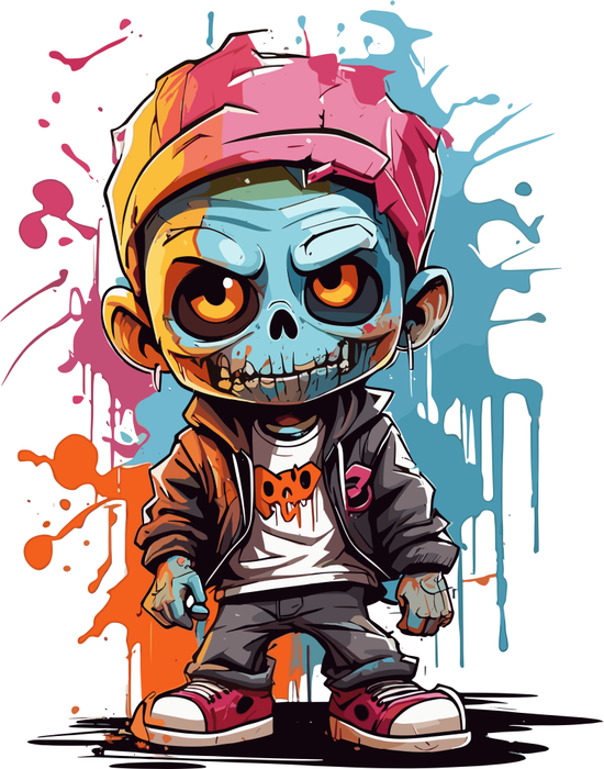 Motivtransfer 3868 Zombie Boy
