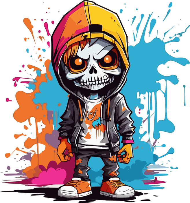 Motivtransfer 3871 Zombie Boy