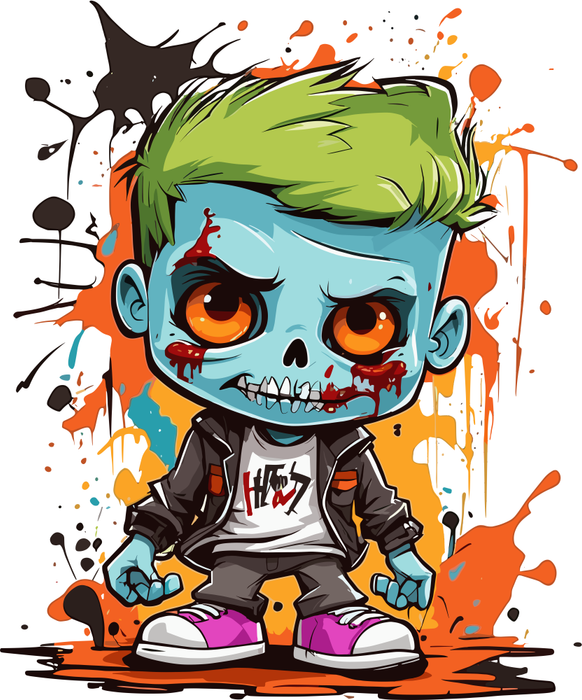 Motivtransfer 3875 Zombie Boy