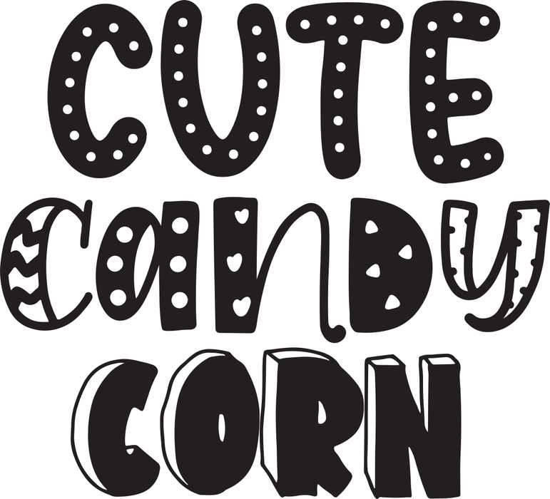 Motivtransfer 3888 Cute Candy Corn