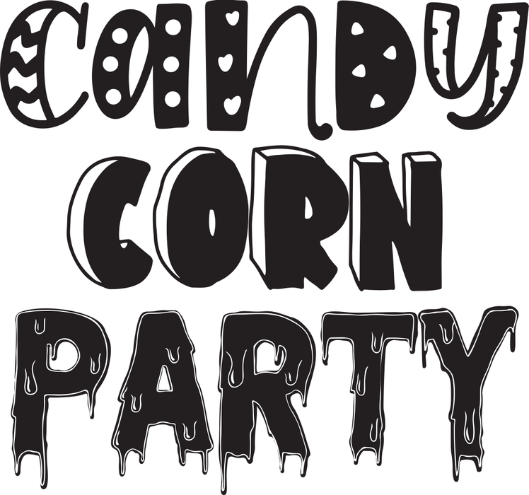 Motivtransfer 3906 Candy corn Party