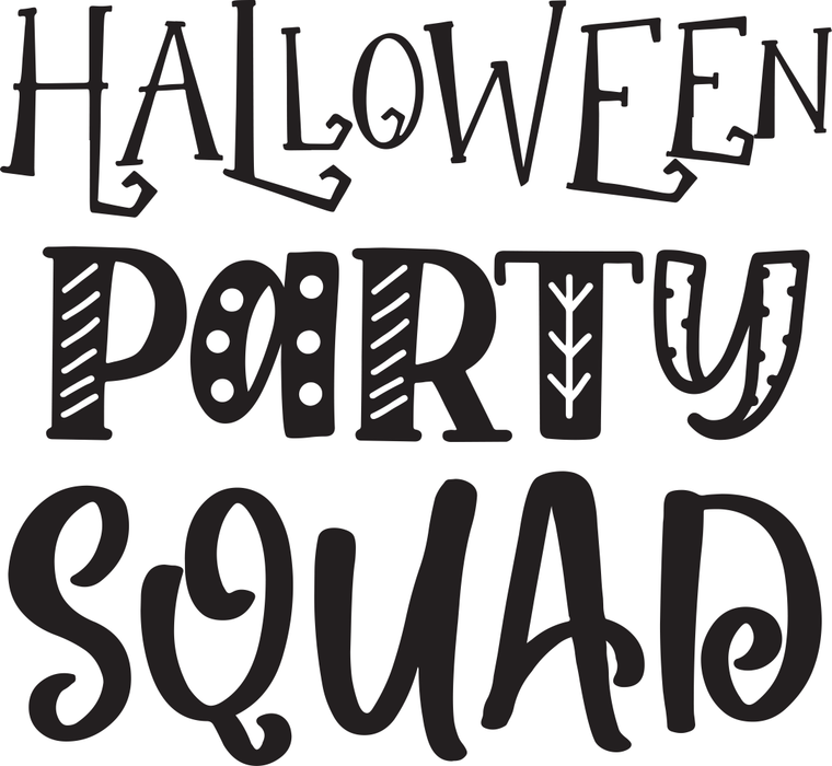 Motivtransfer 3913 Halloween Party Squad