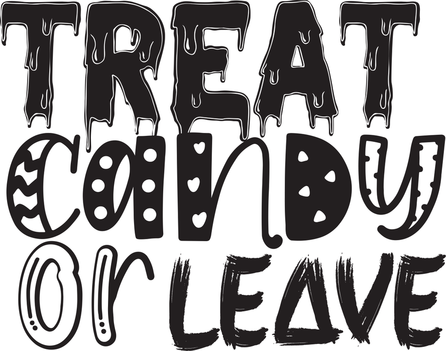 Motivtransfer 3924 Treat Candy or Leave