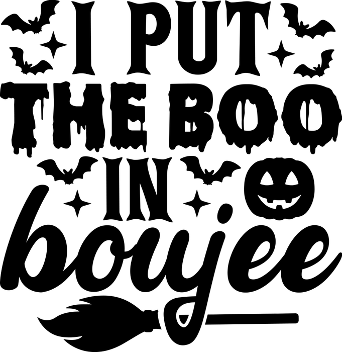 Motivtransfer 3933 I put the Boo in Boujee