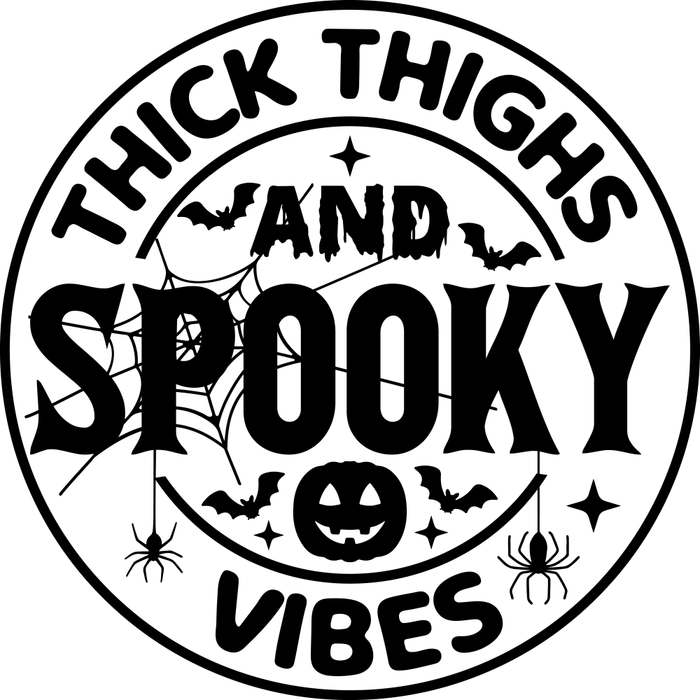 Motivtransfer 3941 Thick Thighs and Spooky Vibes