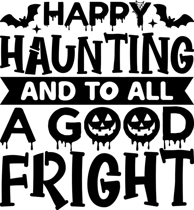 Motivtransfer 3951 Happy Haunting and to all a good fright