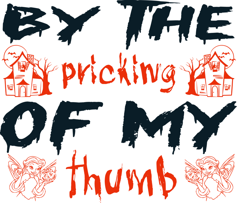 Motivtransfer 3984 By the Pricking of my thumb