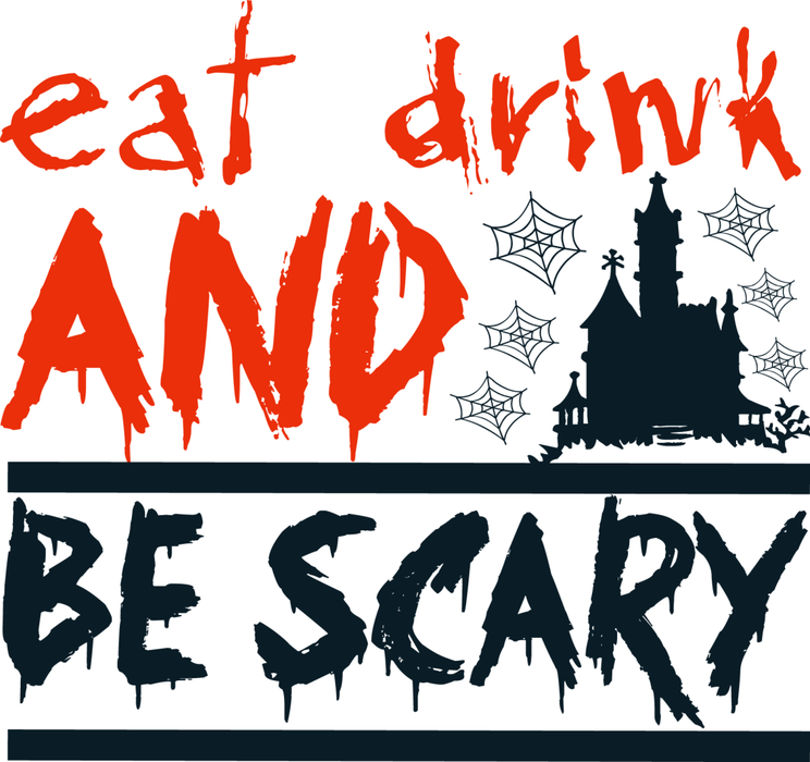Motivtransfer 3997 Eat drink and be scary