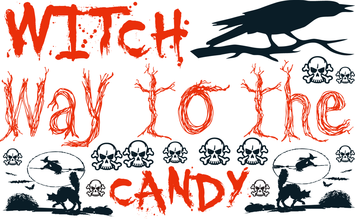 Motivtransfer 4015 Witch way to the candy