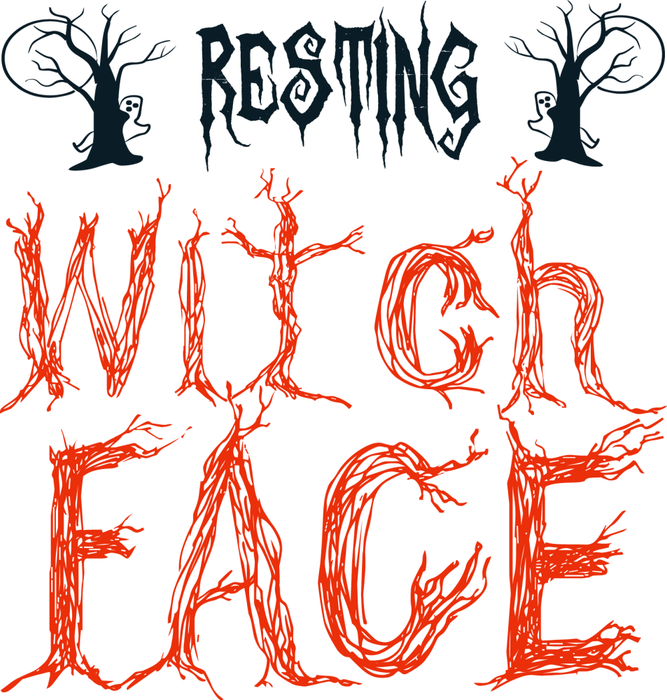 Motivtransfer 4024 Resting witch face