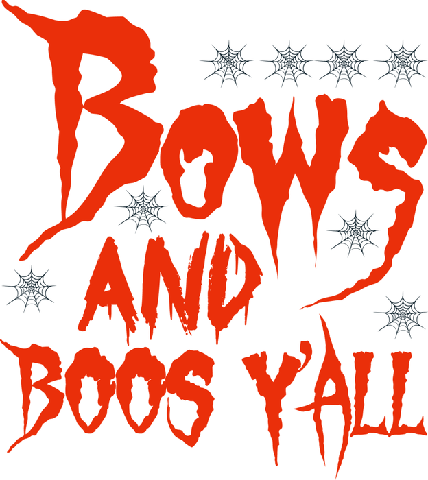 Motivtransfer 4034 Bows and Boos yall
