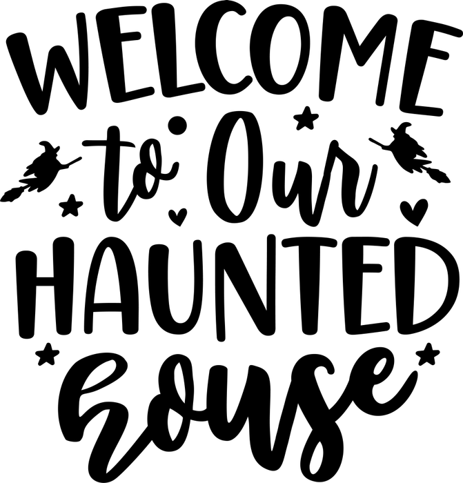 Motivtransfer 4052 Welcome to our Haunted House