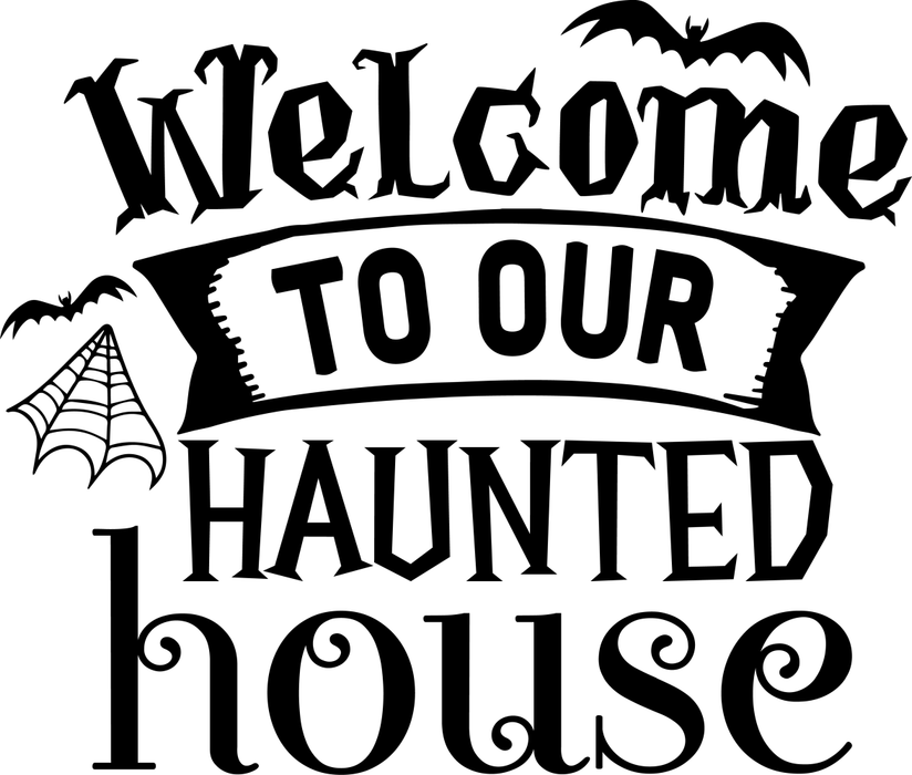 Motivtransfer 4062 Welcome to our Haunted House