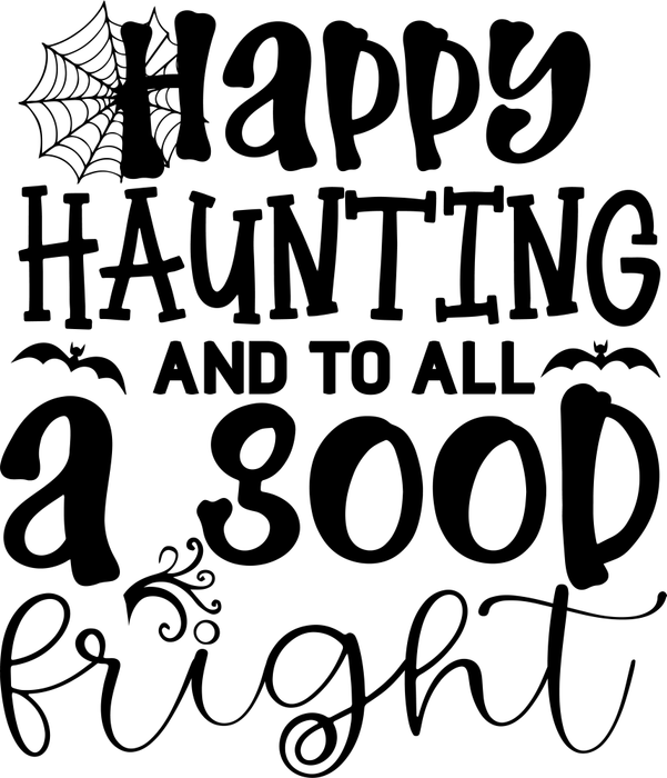Motivtransfer 4063 Happy Haunting and to all a good night