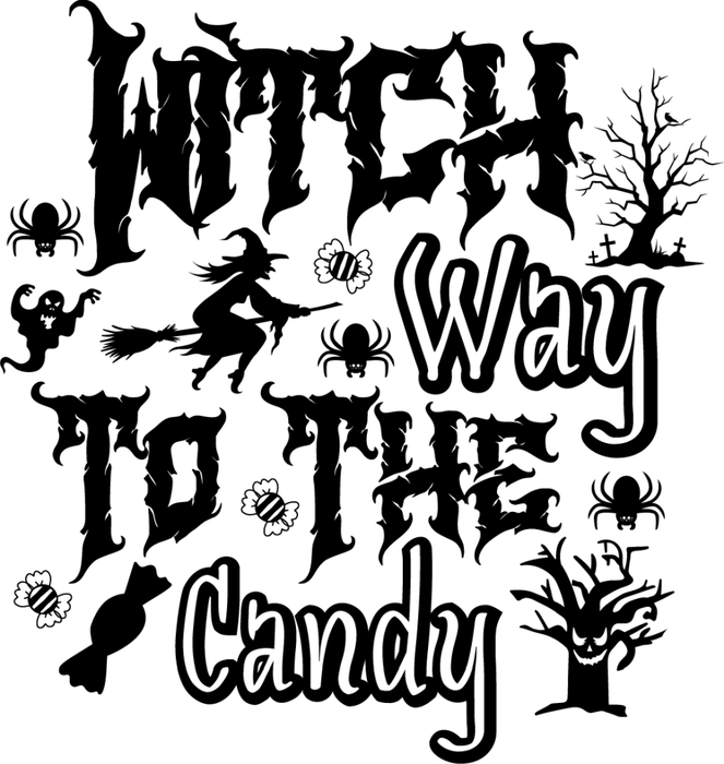 Motivtransfer 4095 Witch way to the Candy