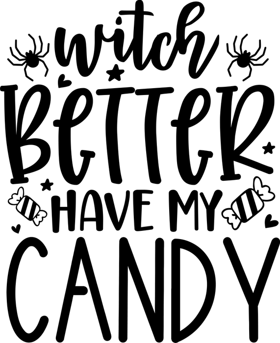 Motivtransfer 4121 Witch better have my candy