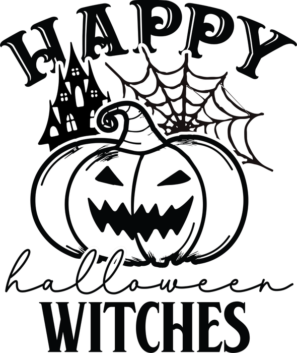Motivtransfer 4130 Happy Halloween Witches