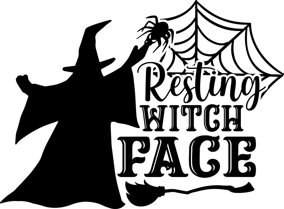 Motivtransfer 4133 Resting witch face