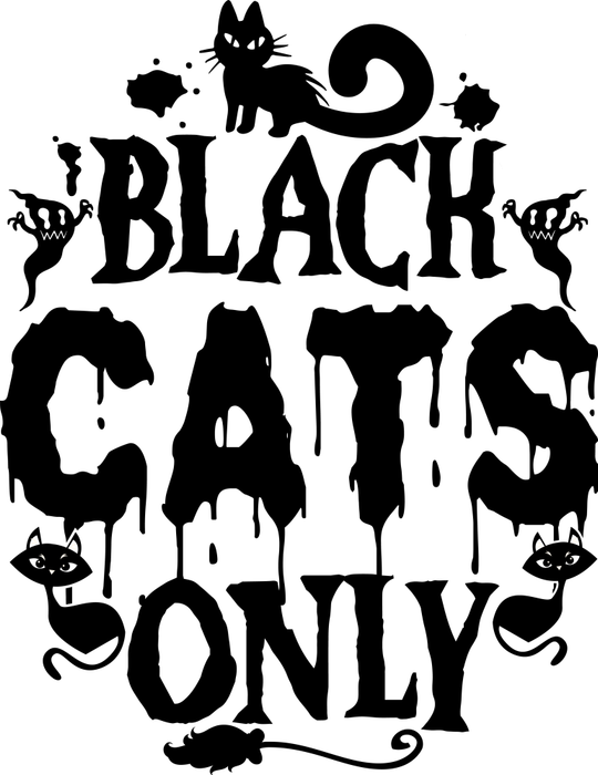 Motivtransfer 4149 Black Cats only