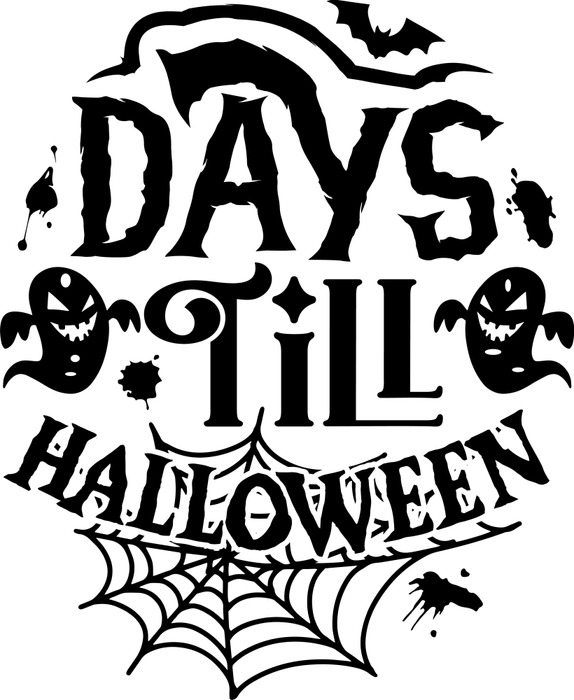 Motivtransfer 4153 Days till Halloween