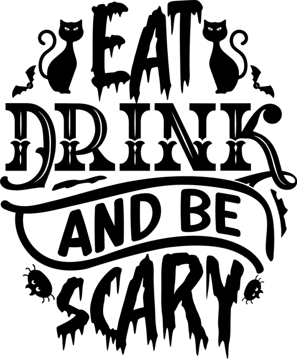 Motivtransfer 4156 Eat drink and be scary
