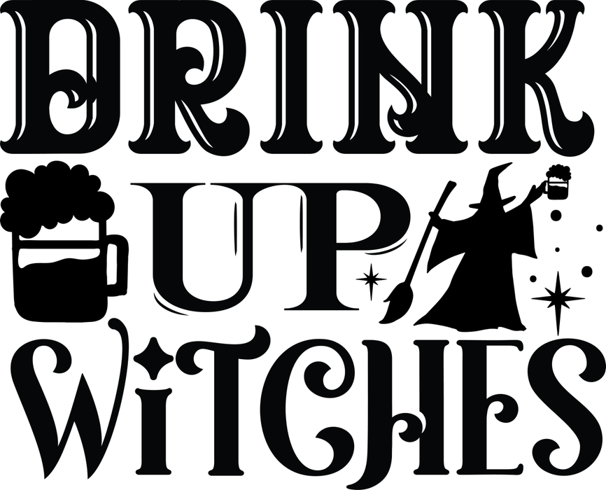 Motivtransfer 4184 Drink up witches