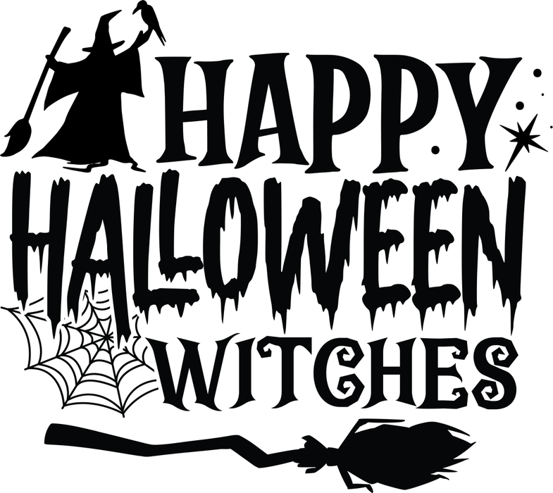 Motivtransfer 4187 Happy Halloween Witches