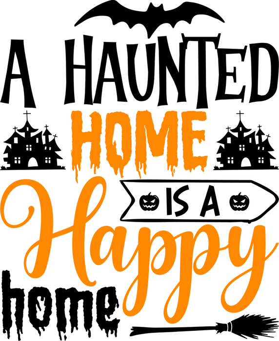 Motivtransfer 4219 A haunted home is a happy home