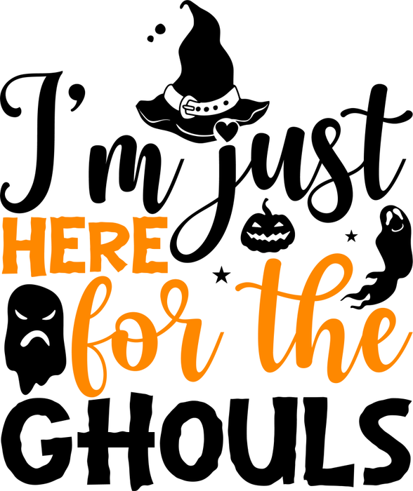 Motivtransfer 4235 Im just here for the ghouls