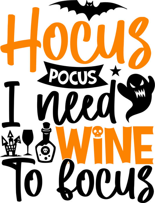Motivtransfer 4272 Hocus Pocus i need wine