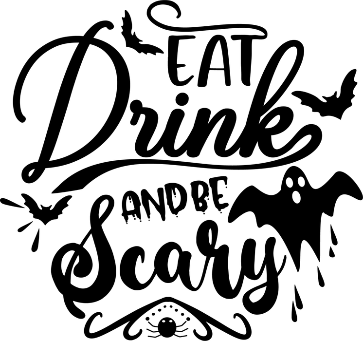 Motivtransfer 4338 eat drink and be scary